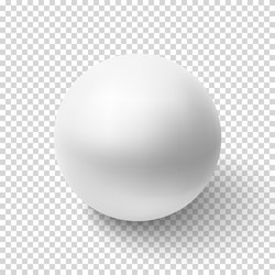 Transparent white sphere Royalty Free Vector Image