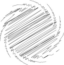 spiral swirl twirl design element with sketchy vector image