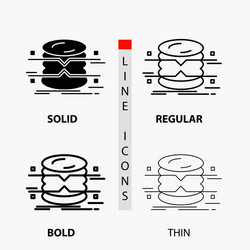 Database data architecture infographics vector