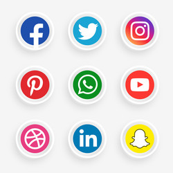 Facebook Instagram Snapchat Vector Images Over 340