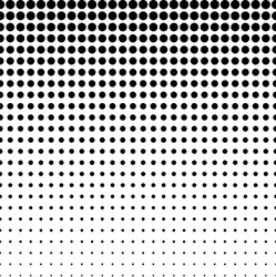 Circle Halftone Gradient Pattern vector image