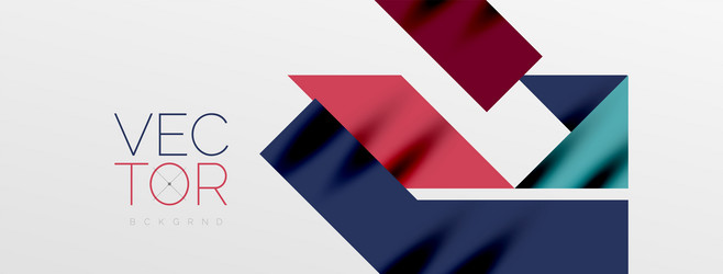 dynamic lines and triangles vector image
