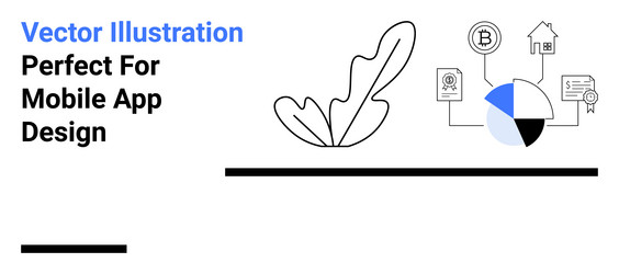 minimalist data visualization with infographic vector image
