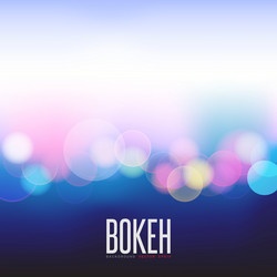 abstract background and blurred lights on black ba vector image