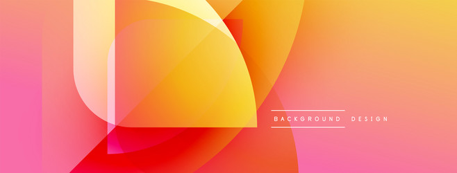 abstract geometric shapes overlap creating vector image