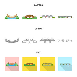 design of connection and sign set vector image
