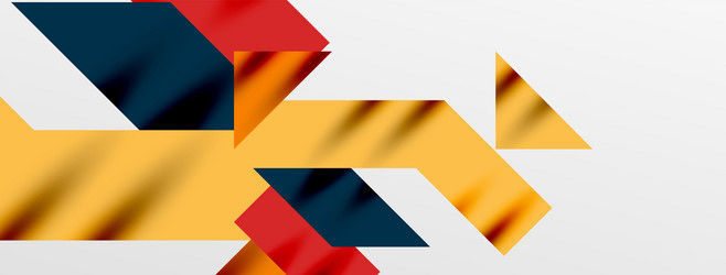 dynamic lines and triangles vector image