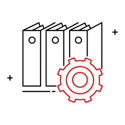 office software and automation icon design vector image