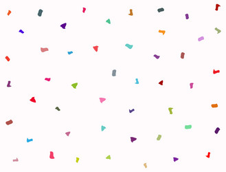 rectangular background with scattered colorful vector image