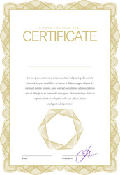 Vintage certificate template diplomas currency vector