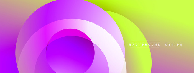 background design with overlapping circular vector image