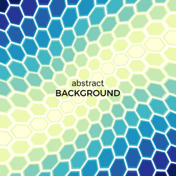 background with color hexagons elements vector image