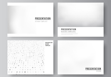 layout presentation slides design vector image