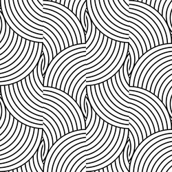 abstract black and white linear seamless vector