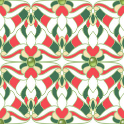 abstract multicolored seamless pattern vector image