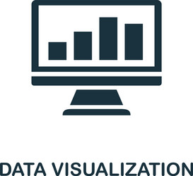 Data Analysis Icon - Chart Element vector image