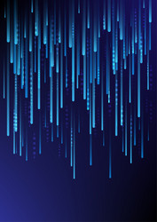 Abstract blue striped vertical lines technology vector