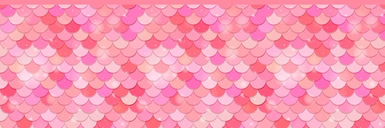 seamless pattern of overlapping colorful scales vector image