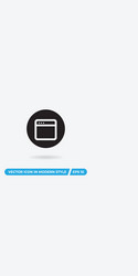 browser icon simple sign for web site and mobile vector image