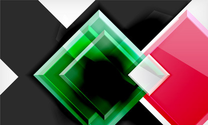 colorful square and rectangle blocks background vector image
