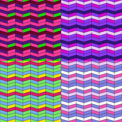 Set of zigzag patterns vector