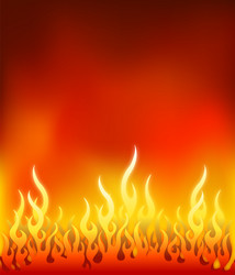 Seamless fire flame background Royalty Free Vector Image
