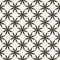 seamless pattern repeating geometric elements vector image