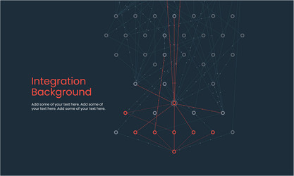 Tech Circuit Network Background vector image