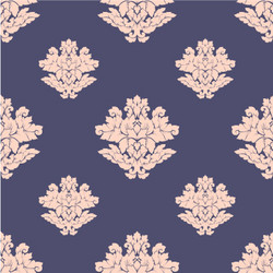 damask seamless pattern intricate design vector image