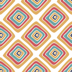 seamless pattern with abstract square vector image