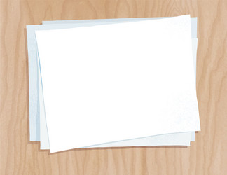 Empty paper sheet Royalty Free Vector Image - VectorStock