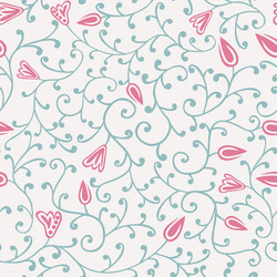 Seamless pattern with leaf abstract texture vector
