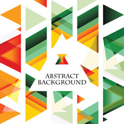 abstract colorful triangle background vector image