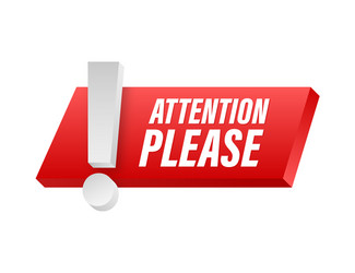 Attention Please Vector Images (over 1,100)