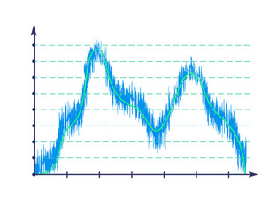 Abstract stock diagrams - trader experience vector