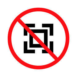 code scan failure icon vector image