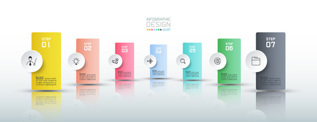 square design for presentation 7 option can use vector image