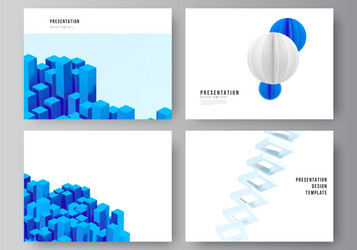 layout presentation slides design vector image