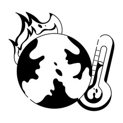 Global warming Royalty Free Vector Image - VectorStock