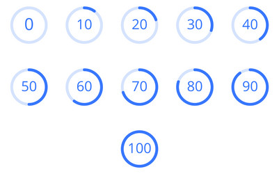 loading indicator round progress status icon vector