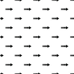 right arrow of broken line pattern simple style vector image