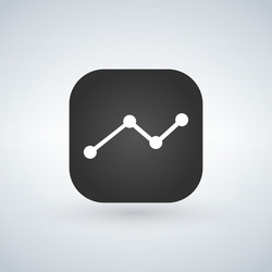 statistic or analytic application for mobile vector image