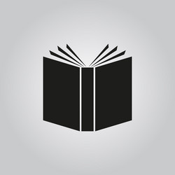 Book icon design library symbol web vector