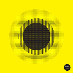 design colorful circles with line elements vector image