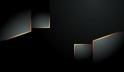 Abstract red line light on black shadow luxury Vector Image