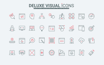 web development editing content creating design vector image