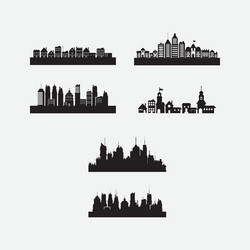 city skyline image Vector Image