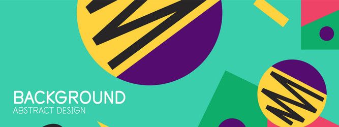 Abstract background with blocks lines geometric vector
