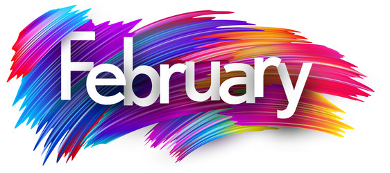 February Word Vector Images (over 5,000)