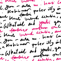 Handwritten Abstract Script Pattern vector image